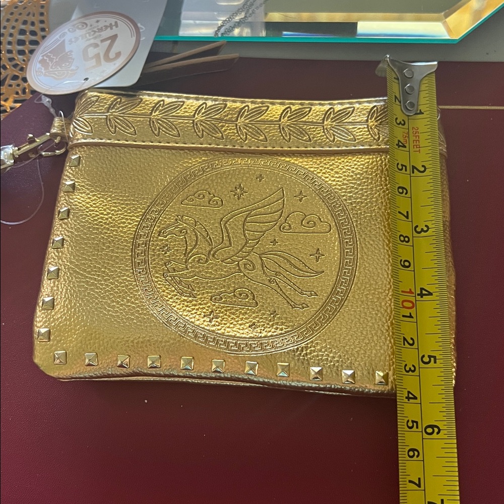Flying Horse Gold Embossed Hercules zipper Pouches. Walt Disney “5 X 6 1/2” - Picture 4 of 12
